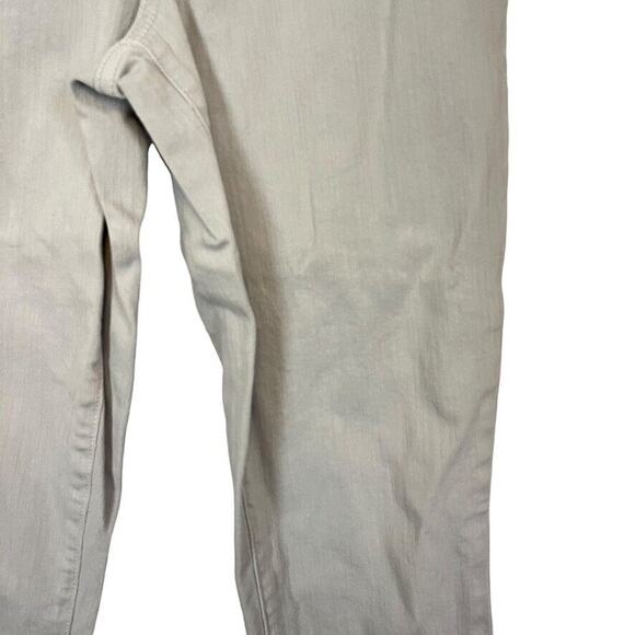 NYDJ Alina Gray Womens Convertible Ankle Mid Rise Stretch Tapered Jeans sz 4 - Picture 6 of 16